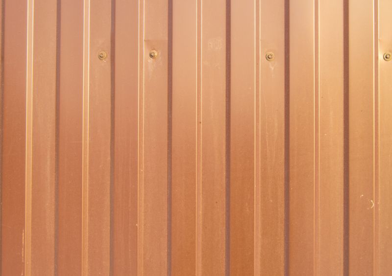 Damaged Aluminum Roof Panel